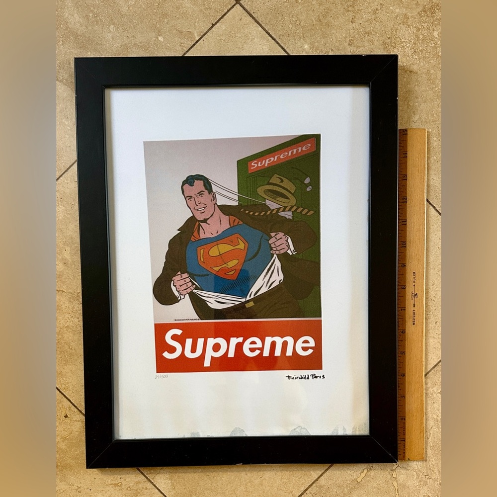 Supreme Superman Art Print by Fairchild Paris • 29/500 • EUC